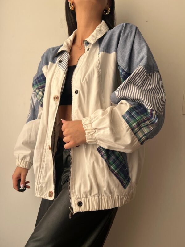 Chaqueta vintage de parches - Image 3